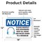 Signmission Please Respect Our Neighbors Sign With Symbol, 18 in W x Rectangle, Vinyl Decal OS-2PACK-NS-D-1218-L-17569 - alternate 3